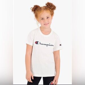 Champion Kids White T-Shirt